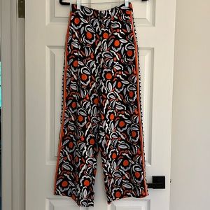 Anthropologie Colorful wide leg trousers